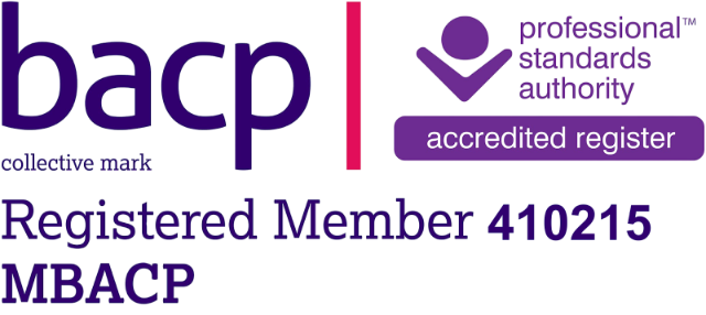 BACP accredited member badge